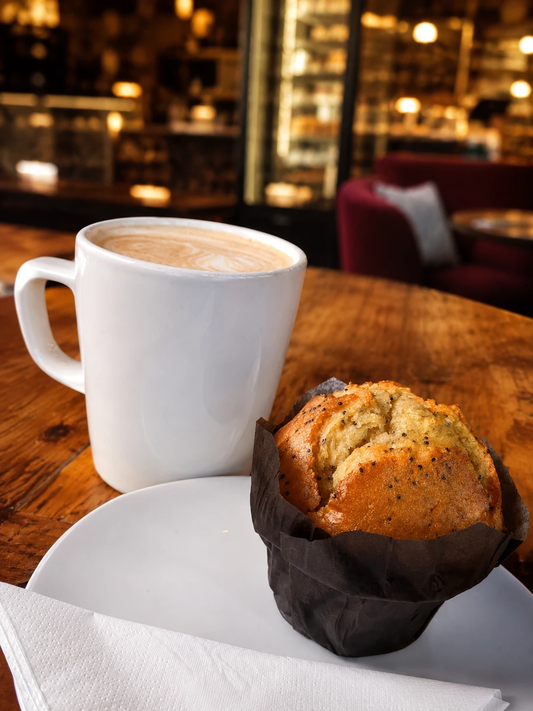 Coffee and muffin at The Coffee House Durham